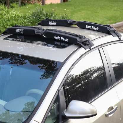 Car Soft Roof Rack Auto Outdoor Rooftop Luggage Carry 60kg Luggage For SUV Van ATV RV Camper Jeep Etc 600D Oxford PVC Roof Rack