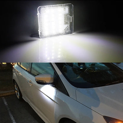 2pcs CANBUS LED Under Mirror Puddle lights for Focus C-Max Galaxy Escape S-Max Under Mirror Lamps