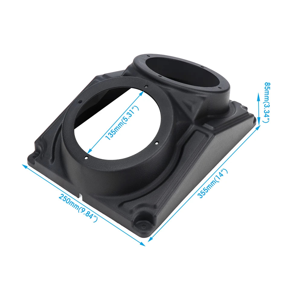 6.5'' Roof Mount Overhead Speaker Pods Enclosure Compatible with Polaris RZR ATV UTV for Can-Am Maverick X3