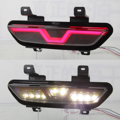 1Pcs Car LED Reflector Rear Fog Lamp Brake Light Backup Lamp Rear Bumper Light For Ford Mustang 2015 2016 2017 2018 2019 2020