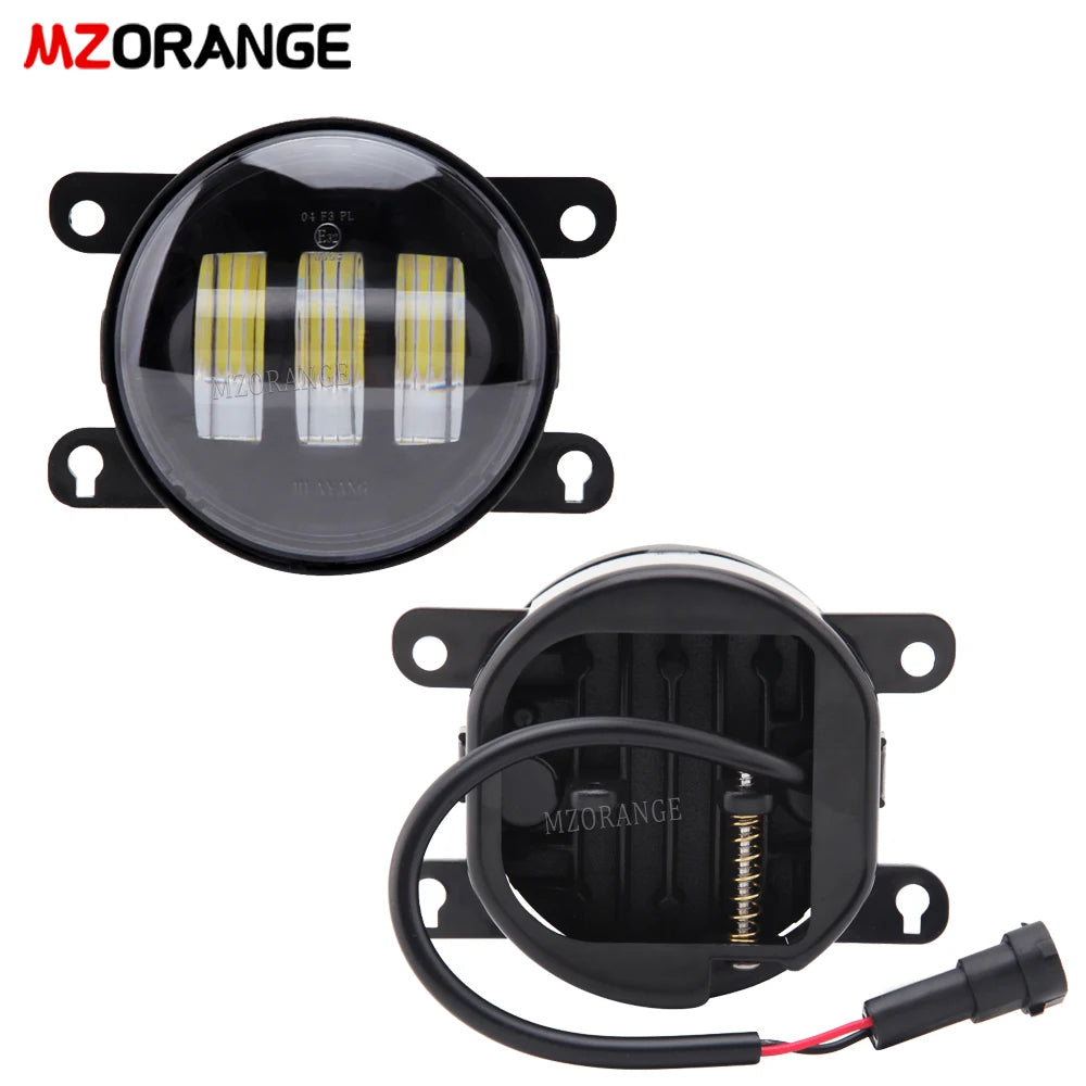 Fog Lights for Ford Focus MK7 MK2 MK3 Fusion Transit Fiesta Tourneo Ranger Explorer LED Foglights