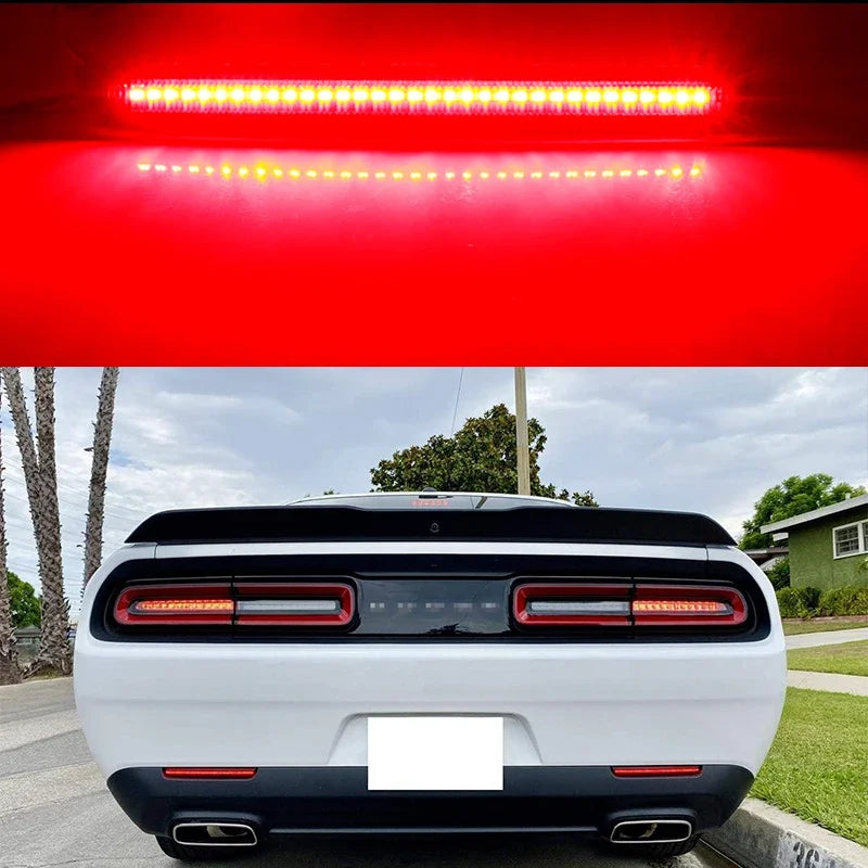 iJDM Car Taillight Rear Bumper Reflector Light Assemblies For 2015-2013 Dodge Challenger Function as Tail or Rear Fog Lights