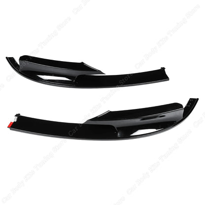 Car Front Bumper Splitter Lip Spoiler Diffuser Guard Body Kit For BMW F30 F31 F35 M Sports 2012-2018 Gloss Black Accessories