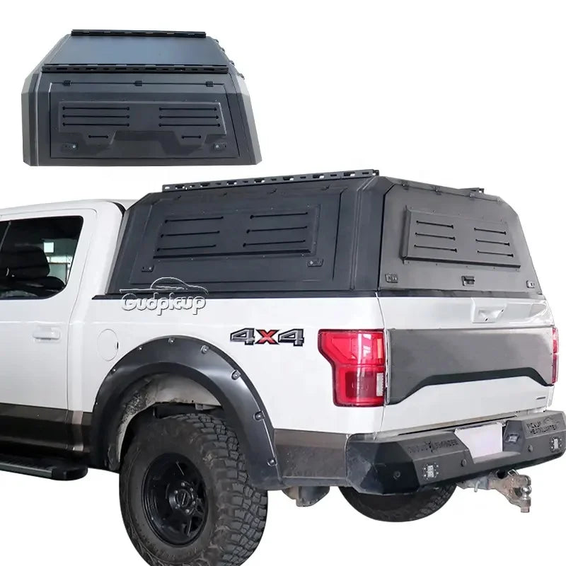 Pickup tonneau cover Aluminum Flat Material 4x4 Slide On Camper Truck topper Canopy for jeep gladiator hardtop