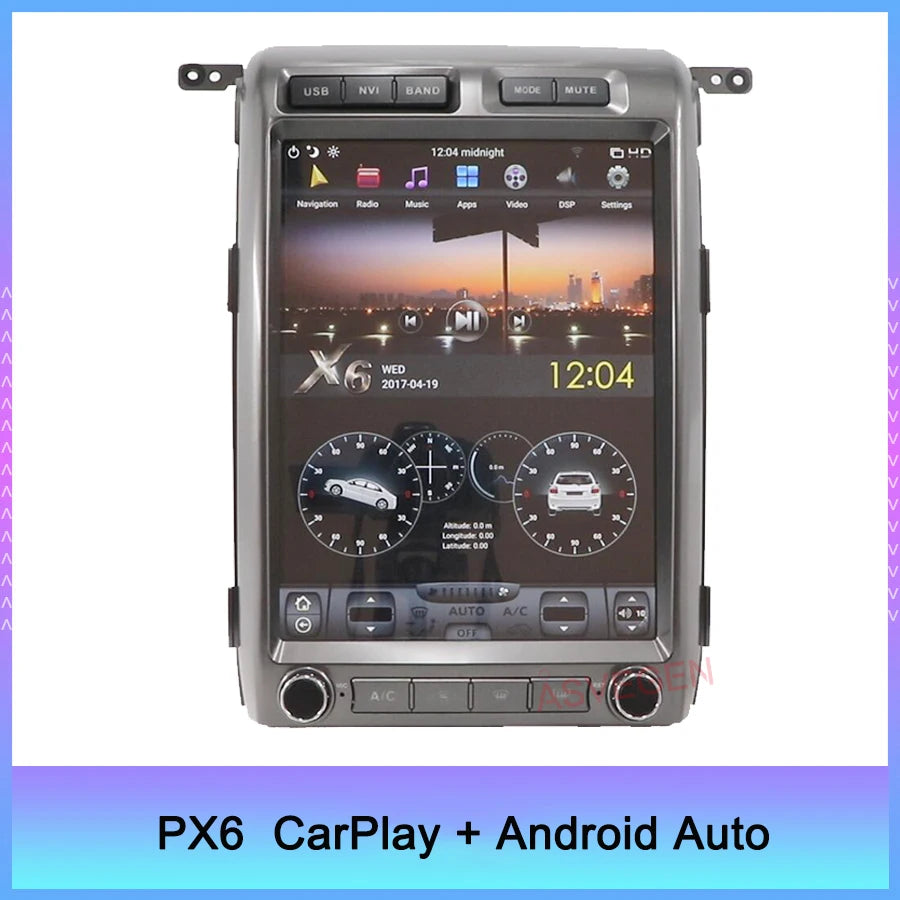 13 "Android 9.0 Car Multimedia Player For Ford F150 2009-2012 With 64G Auto Radio Stereo Audio DVD GPS Navigation Tesla Monitor