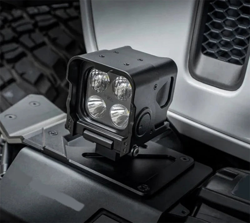 For Jeep JL JT Wrangler Gladiator 18-22 High Quality Spot Light Accessories A-pillar Machine Cover Integrated Lighting System