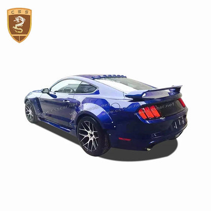 CF FRP Bodykit For Ford Mustang 2014 2015 2016 Bonnet Scoop Front Rear Bumper Car Exterior Accessories Tuning Set