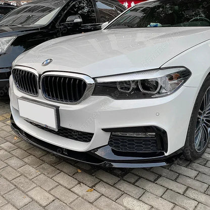 For BMW G30 G31 M-Performance Front Bumper Lip Splitter Spolier Diverter Diffuser Removable Retrofit Body Kit M Sport 2017-2020