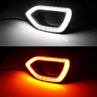 Replacement for SRT Scat Pack Grille LED Lights Sequential Amber Turn Signals Lights For Dodge Charger White LED as DRL 15-20