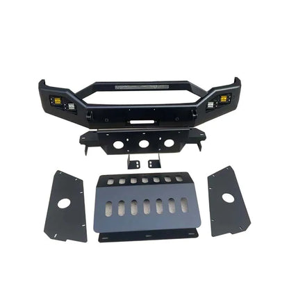 4x4 Offroad Accessories Powder Coated Black Steel  Front Bumper Rear  For GMC Sierra 1500