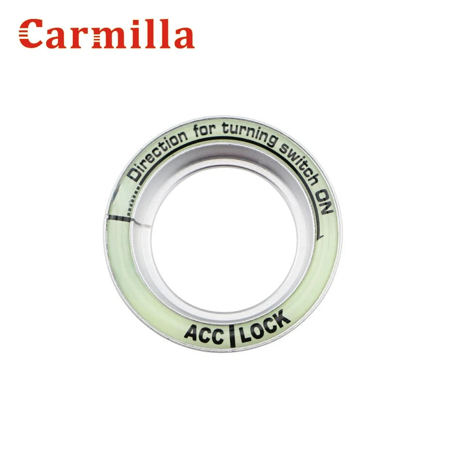 Luminous Car Ignition Key Switch Ring Cover Hole Circle Sticker for Ford Focus 2 3 4 MK2 MK3 MK4 Kuga Escape Everest Accessories