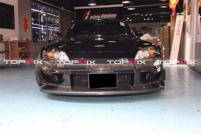 Carbon fiber+Fiber glass Voltex Style front bumper fit for Honda S2000