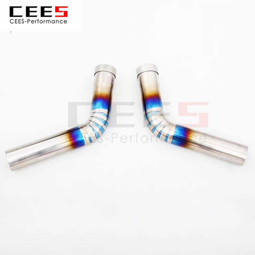 CEES Exhaust System For Dodge Challenger SRT Performance Titanium Alloy Catback Valve Muffler