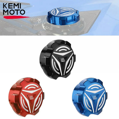 KEMIMOTO ON-ROAD CNC Aluminum Fuel Gas Tank Cap  2521278 Compatible with Polaris Slingshot SL LE R S SLR 2015-2023