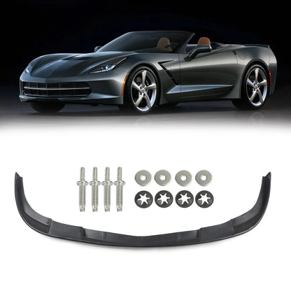 Areyourshop US Stock ABS Front Bumper Lip Spoiler For Chevy Corvette C6 Z06 Coupe ZR1 Style 2005-2013