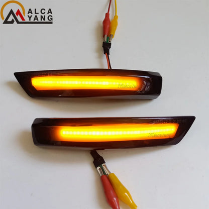 Dynamic Turn Signal Light LED Side Rearview Mirror Sequential Indicator Blinker Lamp For Ford Focus