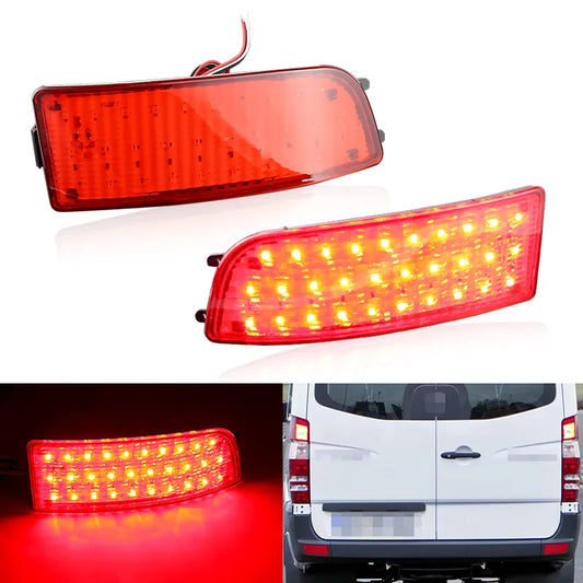 1 Pair LED Rear Tail Brake Lamp Rear Bumper Reflector Light For Mercedes Benz Dodge Sprinter W906 2006-2016 Car Accessories