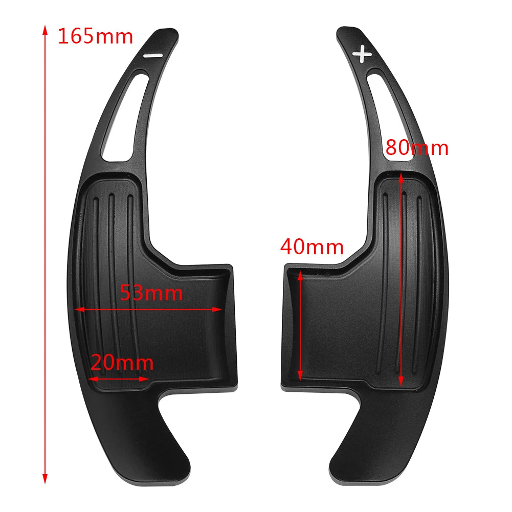 1 Pair of steering wheel shift paddle extension For Ford Mustang 2015 2016 2017 2018 2019 2020