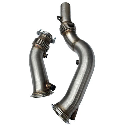 Turbo Catless Downpipe For BMW M2 M3 M4 F80 F82 F83 2015+ Exhaust Header Exhaust Downpipe K8-DP013