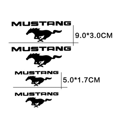 4Pcs/set High Temp Waterproof Car Sticker Decal Fit Ford Mustang Brake Caliper Adhesive Vinyl Film Auto Accessories