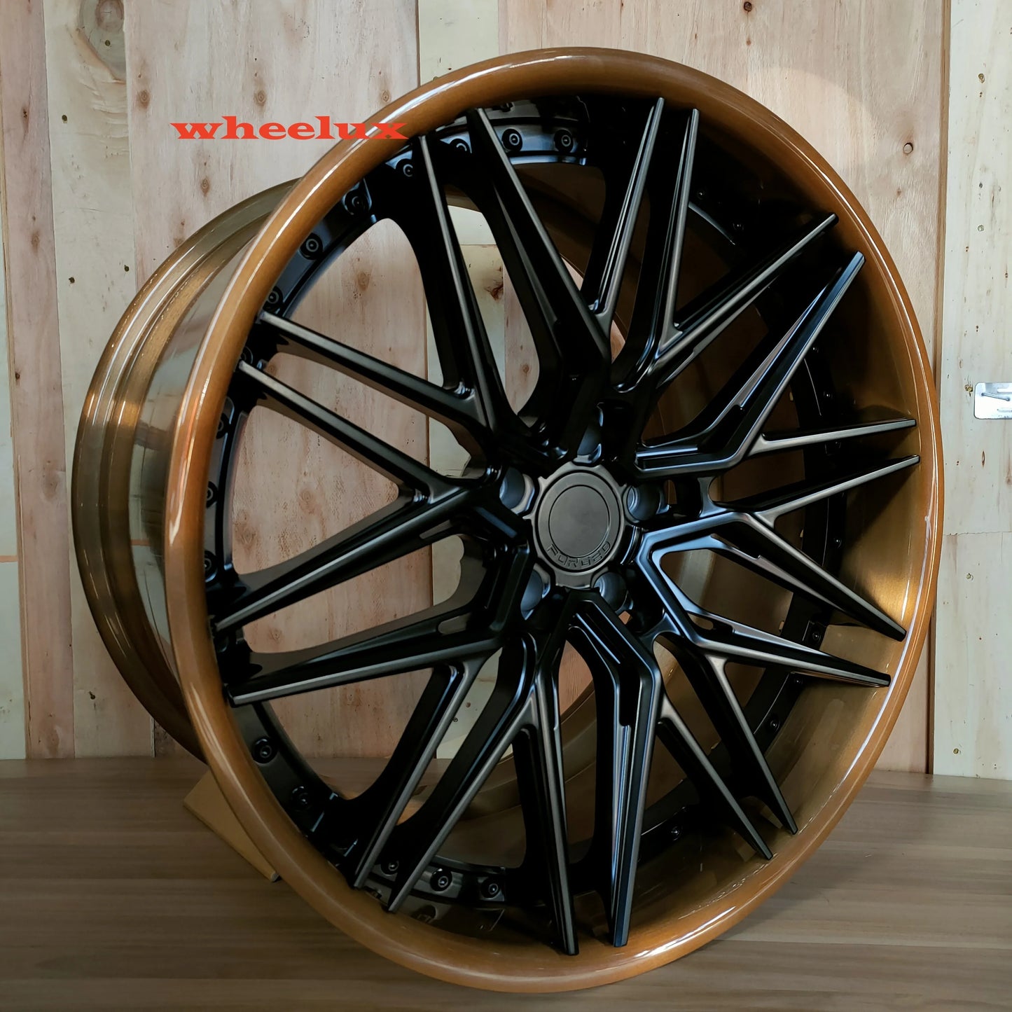 Custom 5x120 drawn bronze  2-Pc Forged Wheel 19 20 21 22 Inch Car Sport Rims Alloy Wheels  For Corvette C8 C7 ZR1 Z06 C6 C5 rims