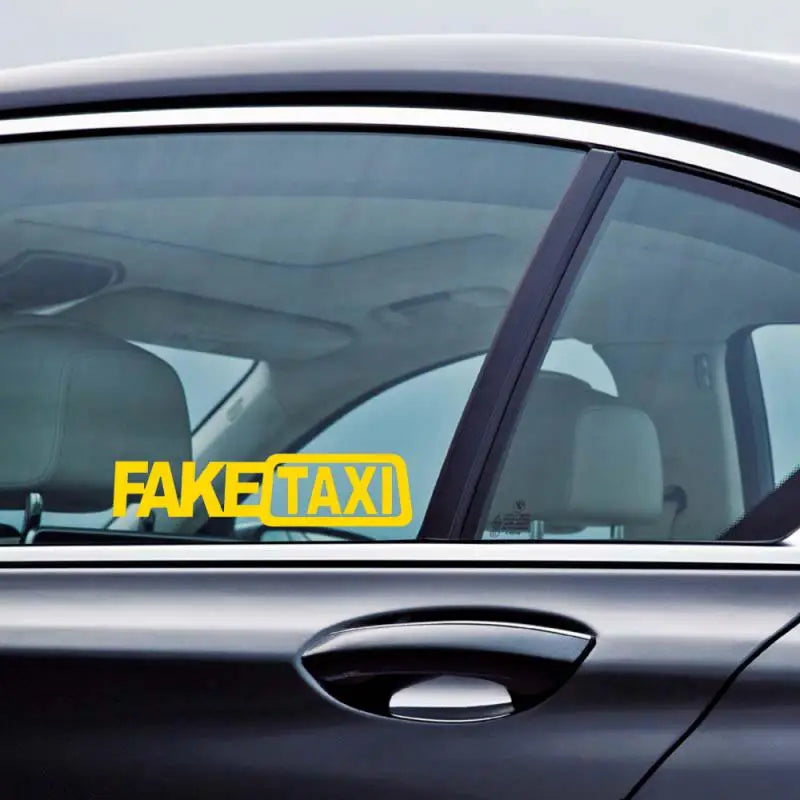 1/2pcs Car Stickers FAKE TAXI Reflective VW,Ford,Toyota,Auris,bmw e46,Honda Car Styling