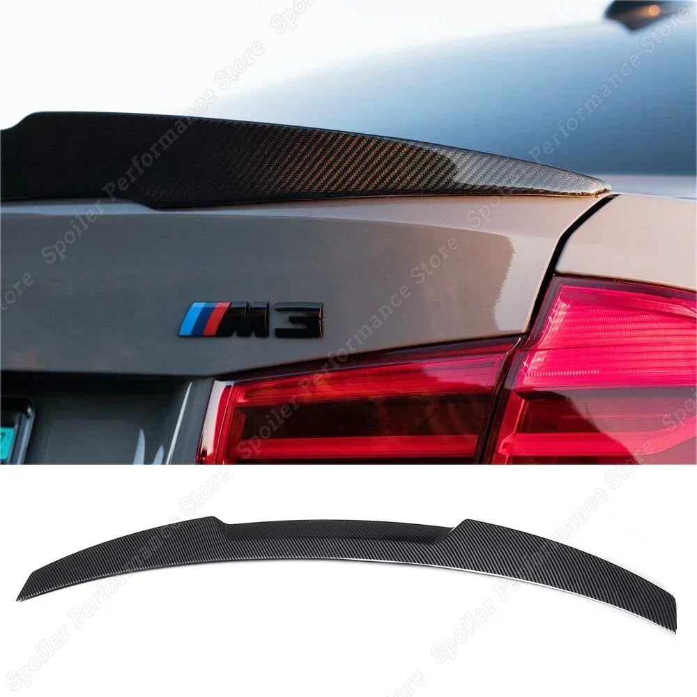 For BMW Car Rear Trunk Spoiler Wing Boot Lip F30 3 Series 4-Door Sedan 2012-2018 & F80 M3 Sedan 2014-2019 M4 Style Car Styling