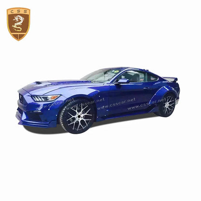 CF FRP Bodykit For Ford Mustang 2014 2015 2016 Bonnet Scoop Front Rear Bumper Car Exterior Accessories Tuning Set