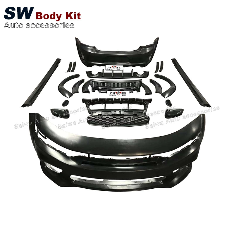 New SRT Style Body Kit For Dodge Charger GT AWD SRT Aerodynamic Performance Kit Front Bumper