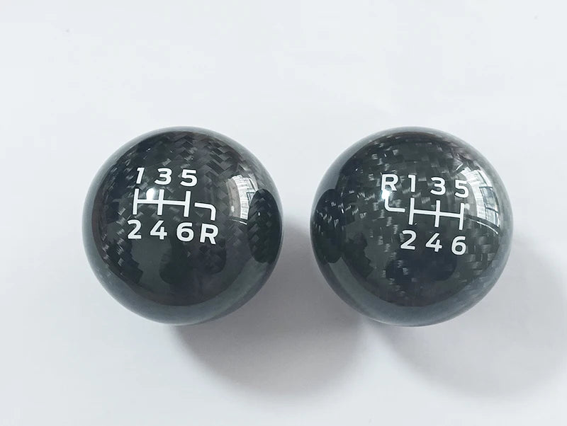 Car Manual Transmission 6 Speed Racing Carbon Fiber Gear Shift Knob For Ford Focus Fiesta RS ST