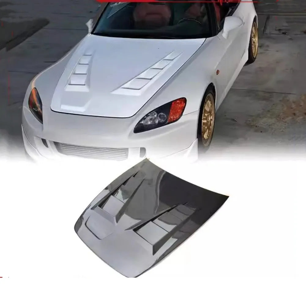 Carbon Fiber Resin Engine Hood Engine Cover Assembly For Honda S2000 Modified New Style Auto Accessories