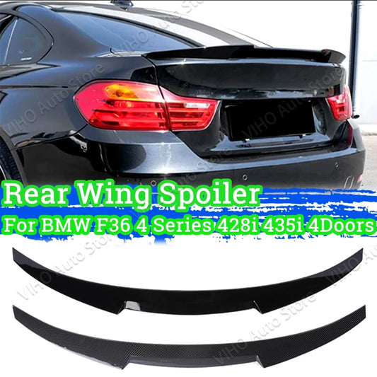 Rear Trunk Roof Spoiler For BMW F36 4 Series 4 Doors Gran Coupe M4 Style 420i 428i 435i 2014-2020 Tail Wing Body Kit Tuning