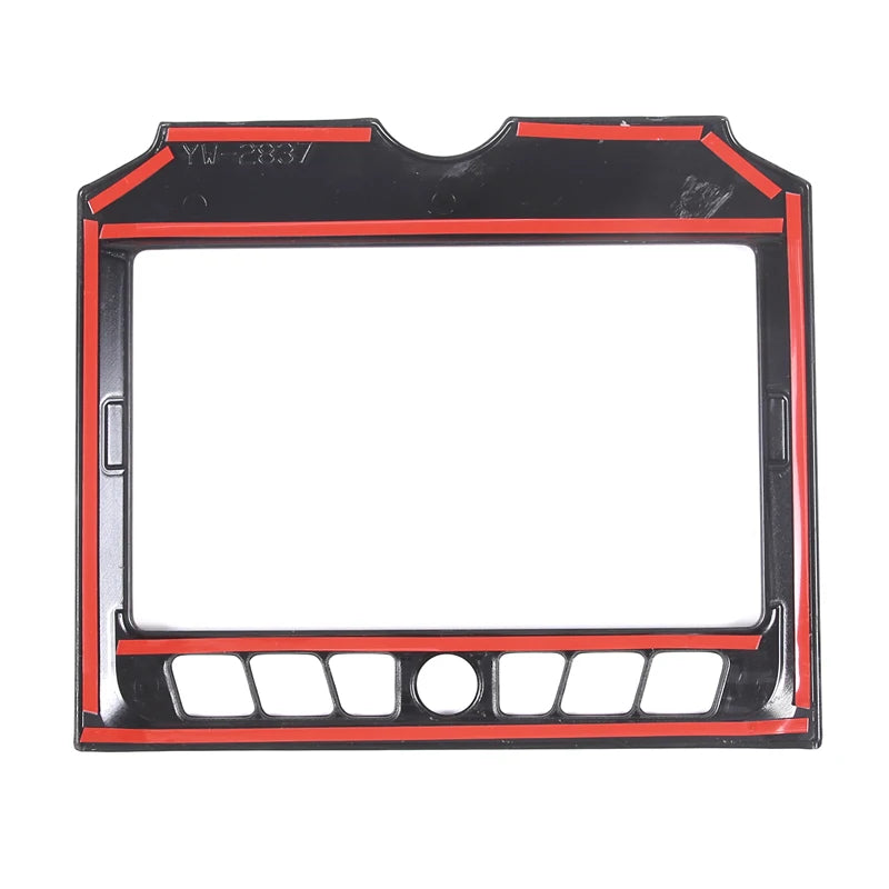 For Polaris Slingshot 2020-2023 Car Navigation Decorative Frame Sticker ABS Matt Black Interior Accessories