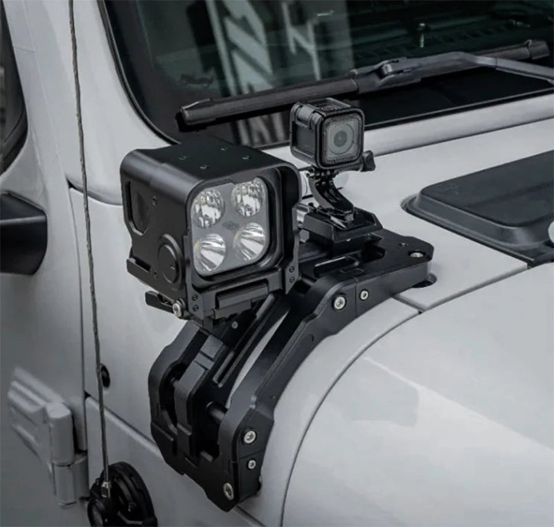 For Jeep JL JT Wrangler Gladiator 18-22 High Quality Spot Light Accessories A-pillar Machine Cover Integrated Lighting System