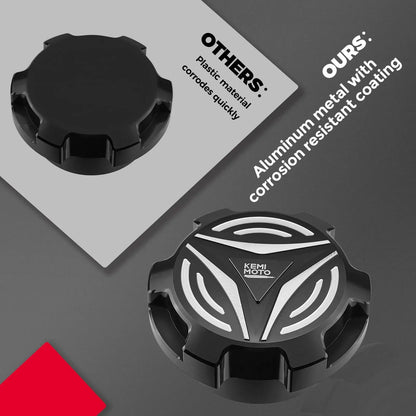 KEMIMOTO ON-ROAD CNC Aluminum Fuel Gas Tank Cap  2521278 Compatible with Polaris Slingshot SL LE R S SLR 2015-2023