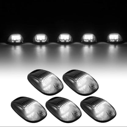 Universal 5pcs White Yellow LED Cab Marker Light Lamp for Dodge Ram Pickup Trucks Car SUV Off Road