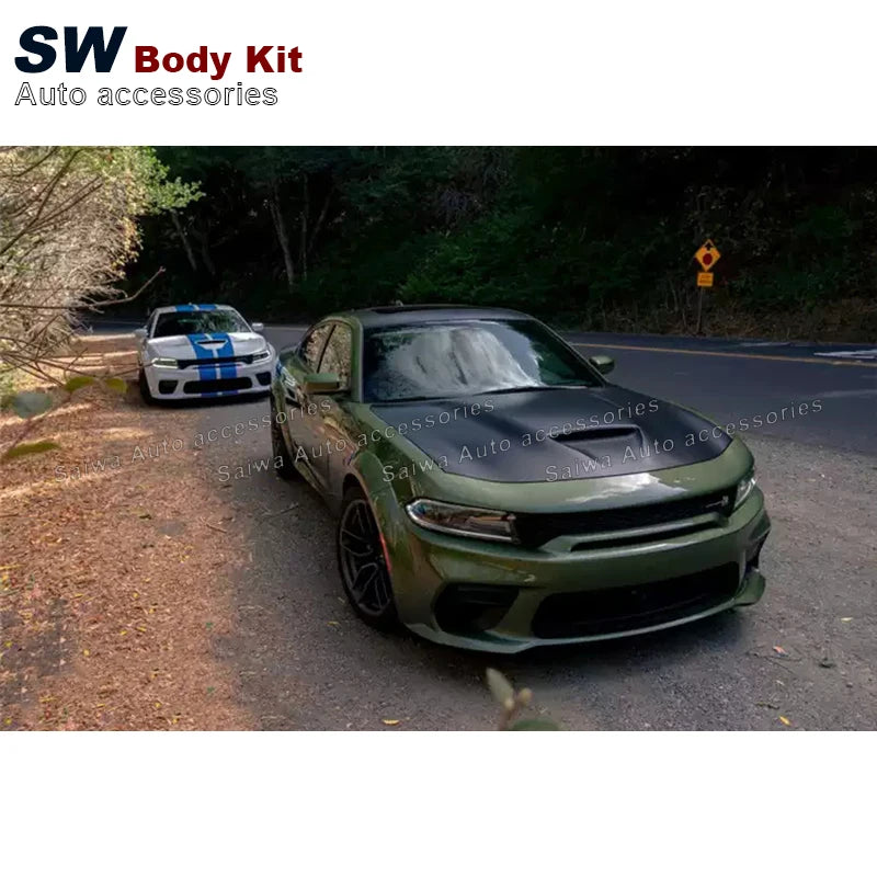 New SRT Style Body Kit For Dodge Charger GT AWD SRT Aerodynamic Performance Kit Front Bumper