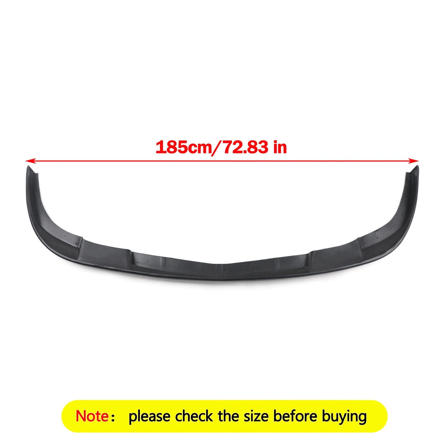 Areyourshop US Stock ABS Front Bumper Lip Spoiler For Chevy Corvette C6 Z06 Coupe ZR1 Style 2005-2013