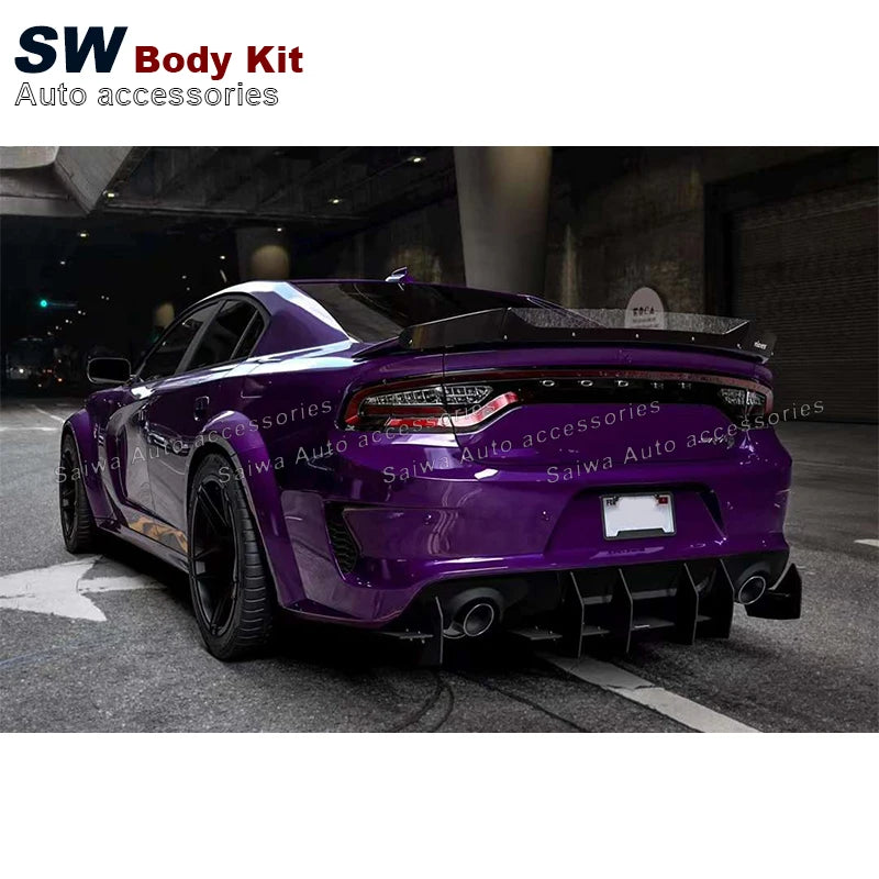 New SRT Style Body Kit For Dodge Charger GT AWD SRT Aerodynamic Performance Kit Front Bumper