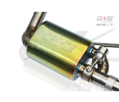 Custom 2.5 to 4 inch Exhaust Muffler for Ford Mustang GT Exhaust