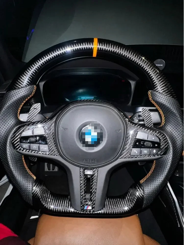 Steering Wheel Magnetic Shift Paddle For BMW F36 F21 F22 F32 F30 F02 F80 F11 F06 F20 F23 F10 F12 F26 F15 M3 M4 Carbon Fiber