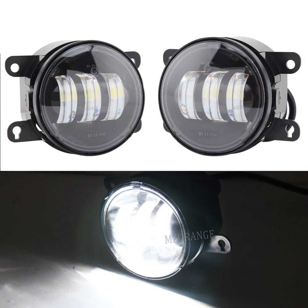 Fog Lights for Ford Focus MK7 MK2 MK3 Fusion Transit Fiesta Tourneo Ranger Explorer LED Foglights