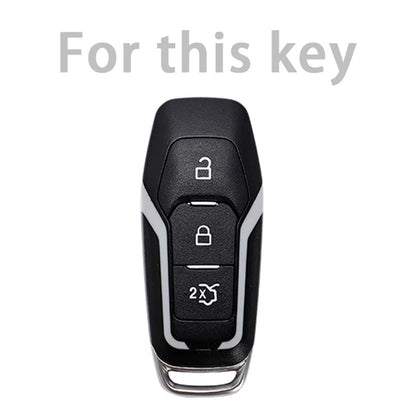 For Ford Focus 3 4 ST Mustang F-150 Explorer Edge Fiesta TPU Car Remote Key Case Cover Holder