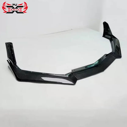 Wholesale ZR1 ZTK Style Carbon Fiber C8 Front Bumper Front Lip Splitter For Chevrolet Corvette C8 Car Body Kit Accessories