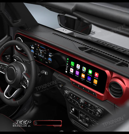 Digital Cluster For Jeep Wrangler 4 JL 2018-2023 Car Radio Tape Recorder Multimedia Video Player GPS Navigation Carplay HD DSP