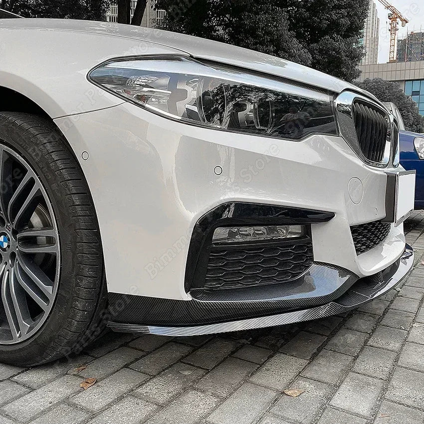 For BMW G30 G31 M-Performance Front Bumper Lip Splitter Spolier Diverter Diffuser Removable Retrofit Body Kit M Sport 2017-2020