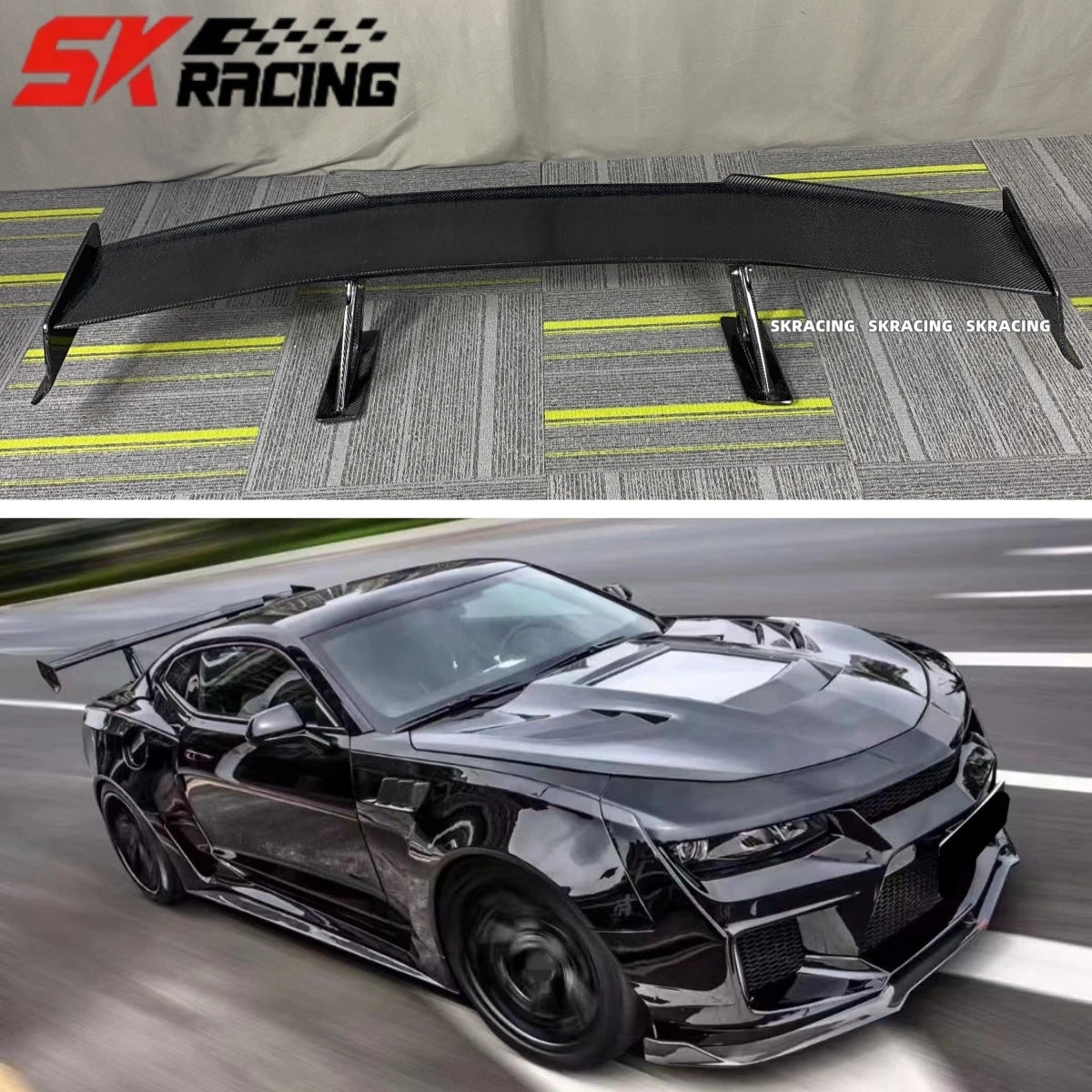 Hot Sales Carbon Fiber Rear Trunk Spoiler Wing for 16-19 Chevrolet Camaro GT ZL1 1LE SS RS Automotive Modification Parts