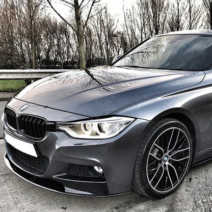 Car Front Bumper Splitter Lip Spoiler Diffuser Guard Body Kit For BMW F30 F31 F35 M Sports 2012-2018 Gloss Black Accessories