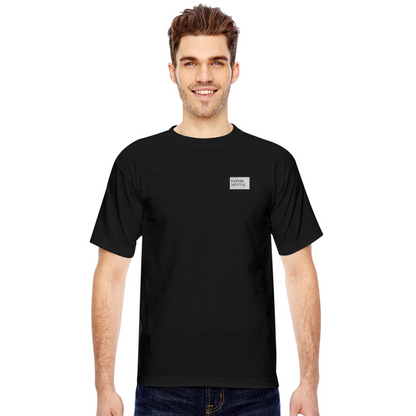 Bayside Unisex Heavyweight USA Made T-Shirt - black