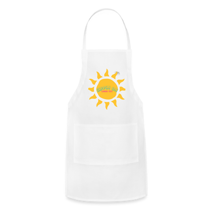 Adjustable Apron - white